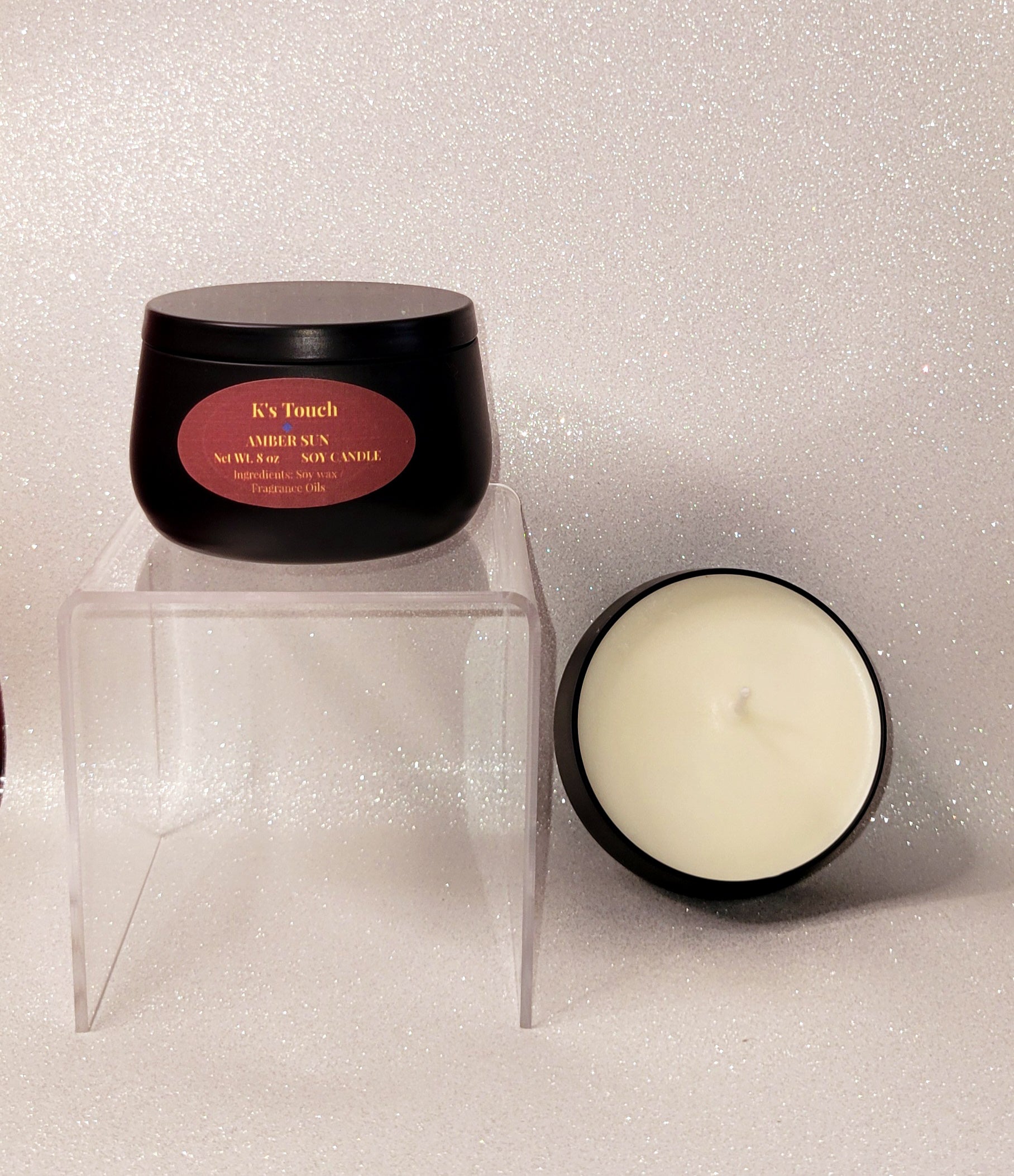 Amber Sensual Candles & Wax Melts 100% Soy Wax - Spark and sparkle